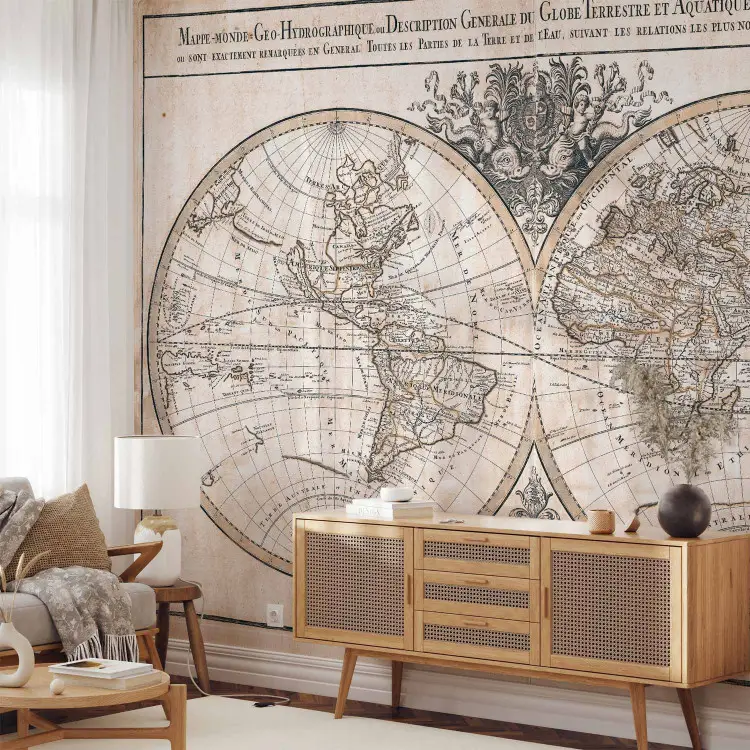 Mappemonde hydrographique