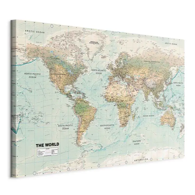 Carte du monde : Monde magnifique