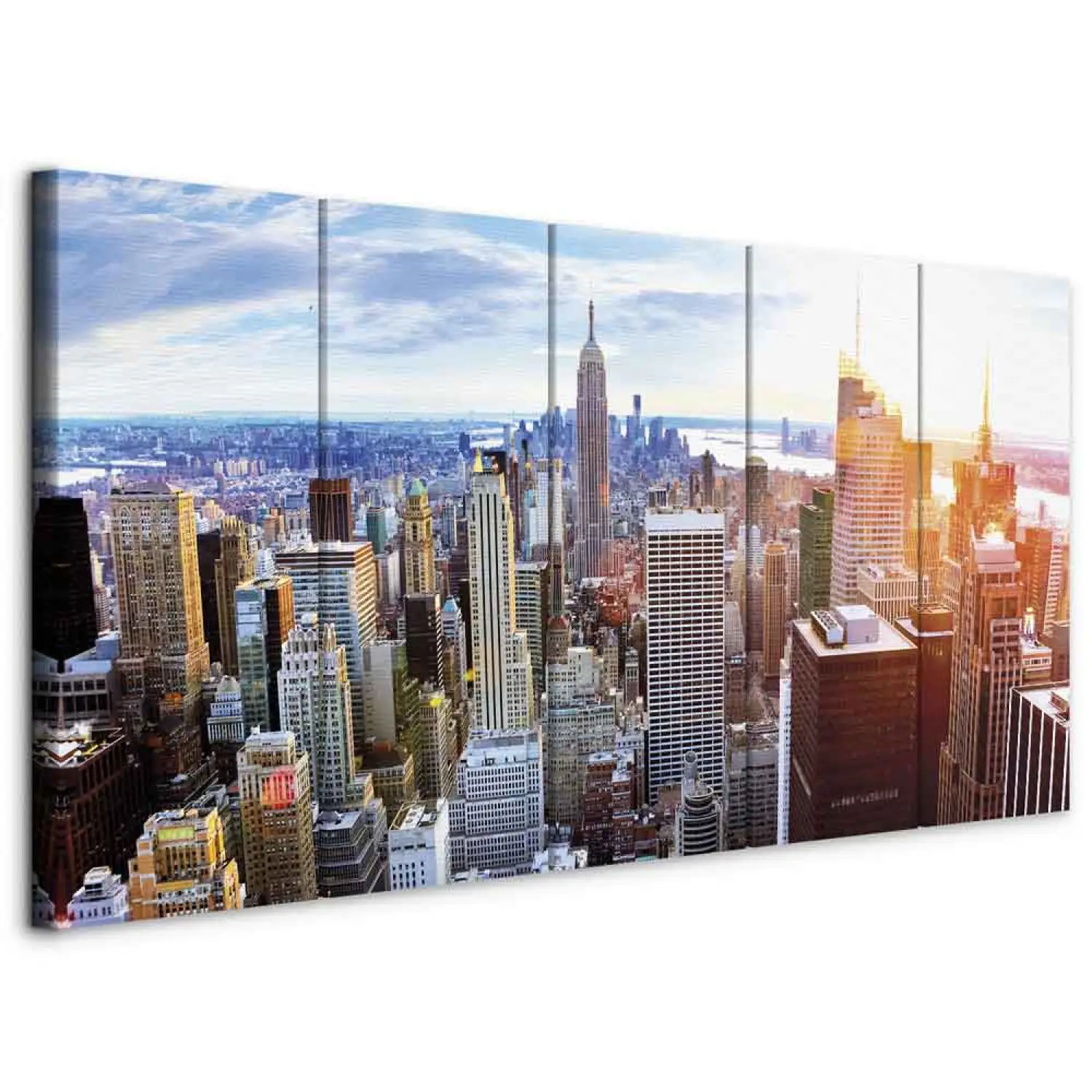 Tableau Moderne New York - Toile Imprimée 30x20cm - Décoration Murale Intérieur/extérieur - Neuf Fabriqué En France