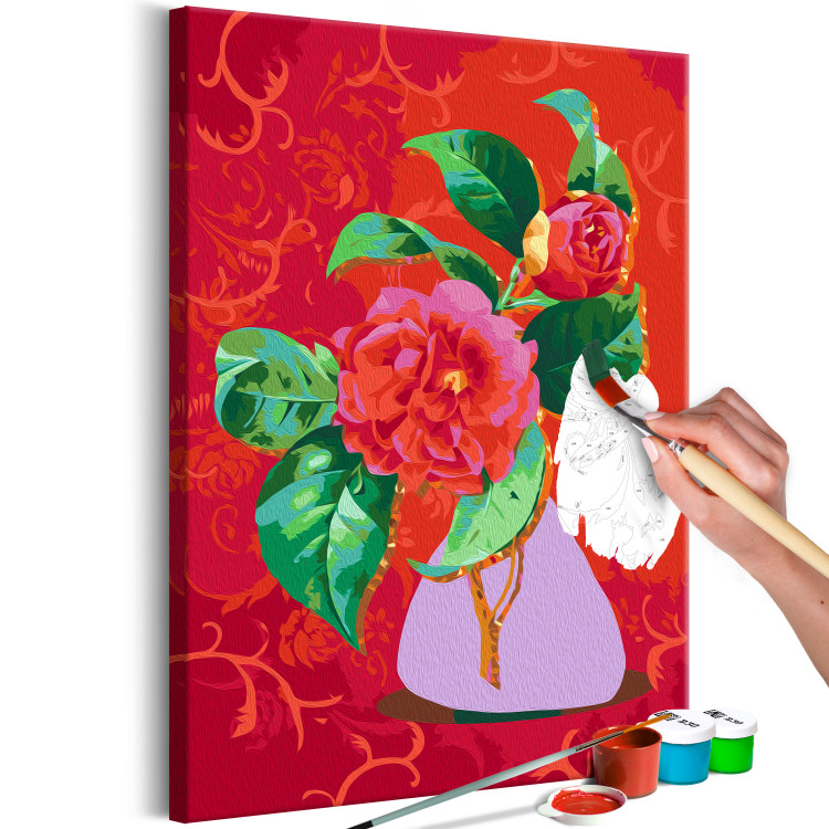 Numéro d'art adulte Bouquet in a Purple Vase 136500 additionalImage 5
