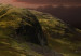 Papier peint moderne Cerf sur la colline - animal sur fond de montagnes 129420 additionalThumb 3