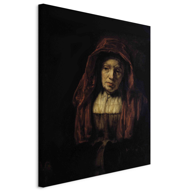 Tableau sur toile Portrait of an Old Woman 152440 additionalImage 2