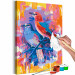 Tableau à peindre soi-même Red Bird and Blue Bird 143660 additionalThumb 7