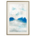 Affiche Blue Forest - Delicate, Hazy Landscape in Blue Tones 145760 additionalThumb 27