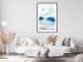 Affiche Blue Forest - Delicate, Hazy Landscape in Blue Tones 145760 additionalThumb 14