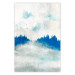Affiche Blue Forest - Delicate, Hazy Landscape in Blue Tones 145760