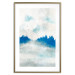 Affiche Blue Forest - Delicate, Hazy Landscape in Blue Tones 145760 additionalThumb 24