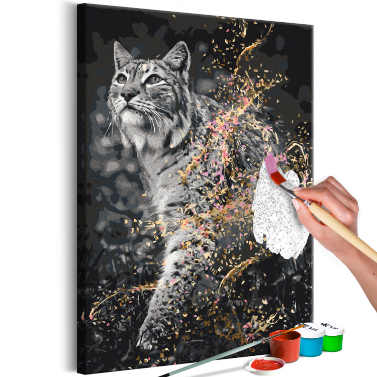 Tableau peinture par numéros Walking Lynx 142570 additionalImage 4