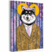 Peinture par numéros Dog in Suit 108180 additionalThumb 4