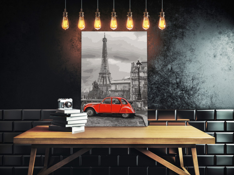 Peinture par numéros pour adultes Car in Paris 127380 additionalImage 2