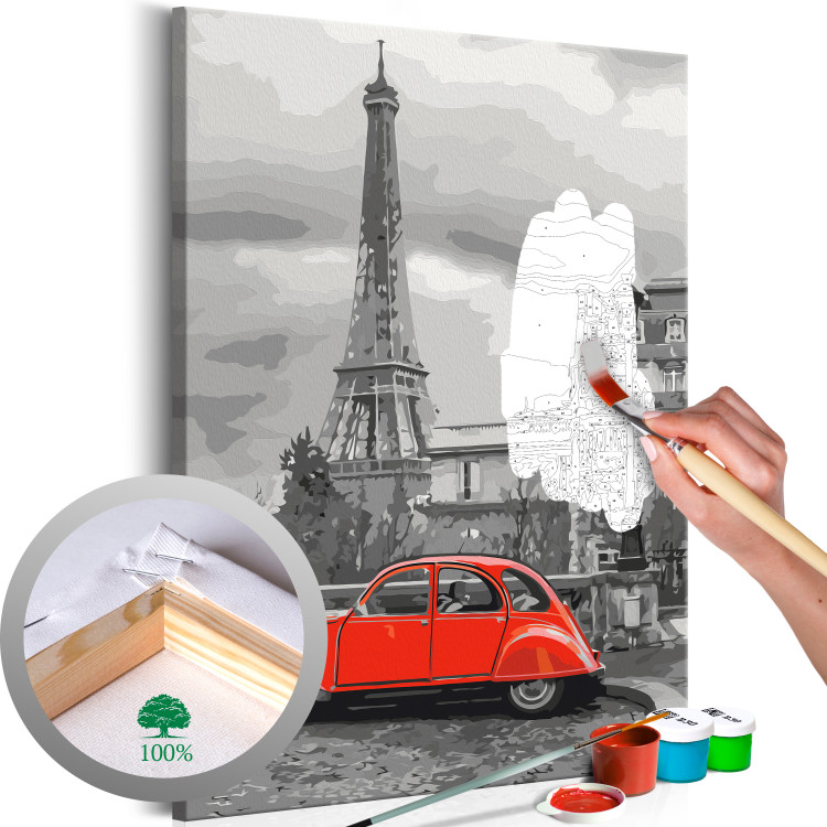 Peinture par numéros pour adultes Car in Paris 127380
