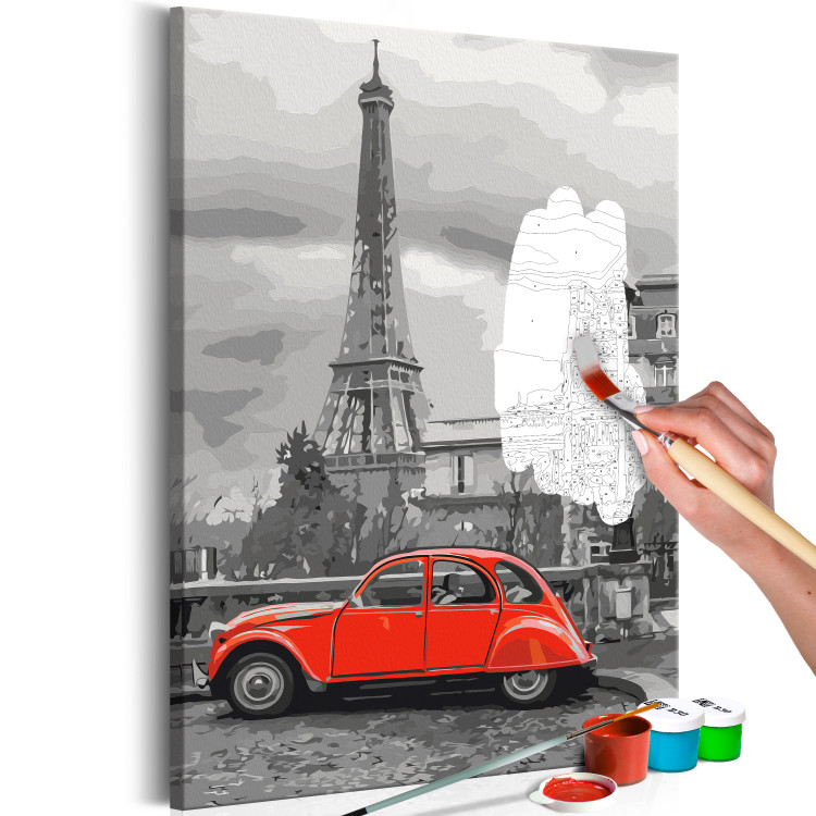 Peinture par numéros pour adultes Car in Paris 127380 additionalImage 3