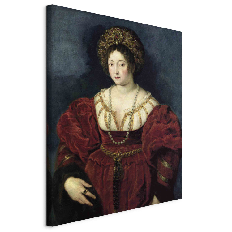 Reproduction sur toile Posthumous portrait of Isabella d'Este, Marchioness of Mantua 157580 additionalImage 2