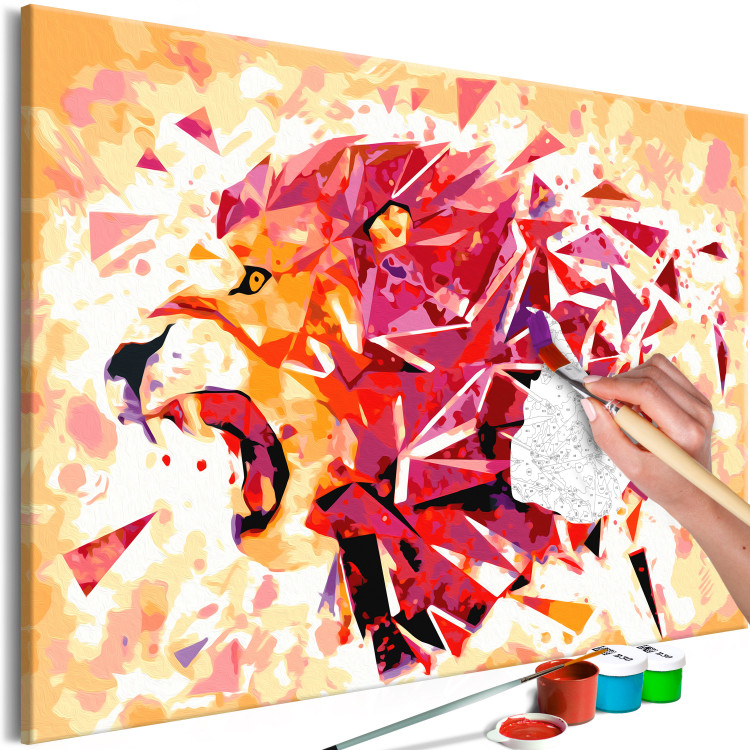 Peinture par numéros Abstract Lion 108001 additionalImage 3