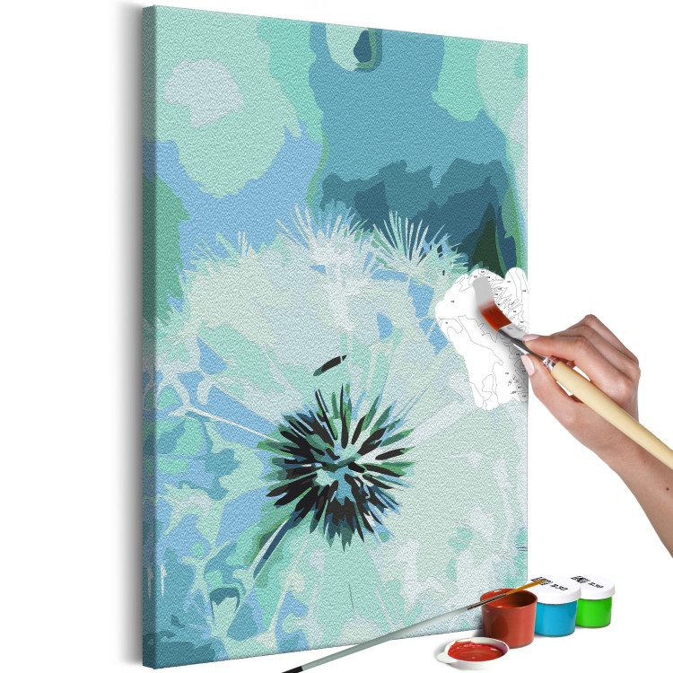 Tableau à peindre soi-même Turquoise Dandelion  138501 additionalImage 3