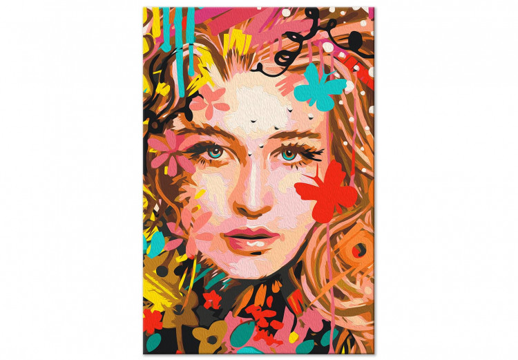 Kit de peinture Red Head and Butterflies 143651 additionalImage 4