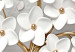 Papier peint Magnolia Blanc abstrait 126881 additionalThumb 3