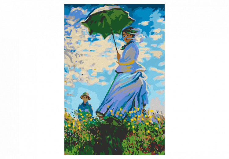 Tableau peinture par numéros Claude Monet: Woman with a Parasol 134681 additionalImage 6