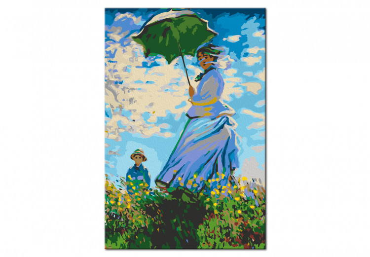 Tableau peinture par numéros Claude Monet: Woman with a Parasol 134681 additionalImage 5