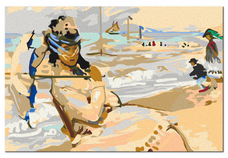 Kit de peinture Claude Monet: Camille on the Beach at Trouville 134691 additionalImage 5