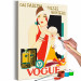 Kit de peinture par numéros Elegant Woman - Colorful Art Deco Perfume Advertisement 144091 additionalThumb 7