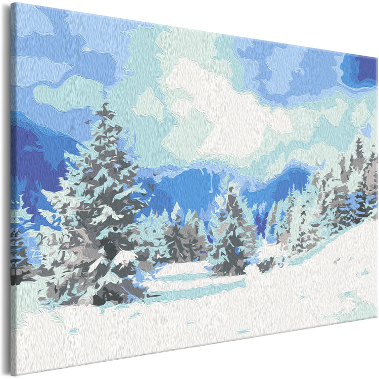 Peinture par numéros Snow Christmas Trees 130702 additionalImage 3