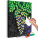 Peinture par numéros Freshness - Delicate Green Leaves Turning Beige 146202 additionalThumb 7