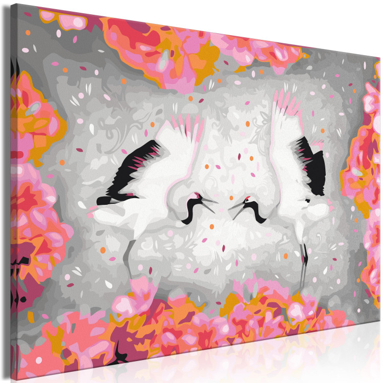 Peinture par numéros pour adultes Thousand Petals Dance - Two Herons With Rised Wings 144612 additionalImage 5