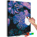 Peinture par numéros pour adultes Lavender Atmosphere - Large Purple Leaves and Water Drops 146212 additionalThumb 7