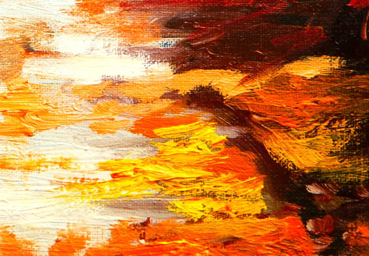 Aquarelle Paysage Peinture Impression, impression aquarelle des bois  d’automne, aquarelle, peinture de paysage, paysage d’automne, arbres  d’automne