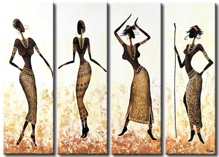 Cadre mural Danse de filles africaines II 49322