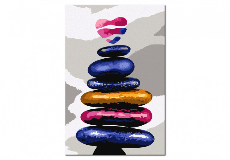 Tableau peinture par numéros Colored Pebbles 107642 additionalImage 6