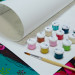Kit de peinture par numéros Down Flowers - Light Dandelions on a Decorative Colored Background 144142 additionalThumb 9