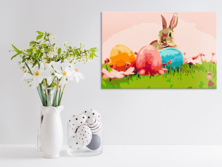 Tableau à peindre soi-même Easter Rabbit 132052 additionalImage 2