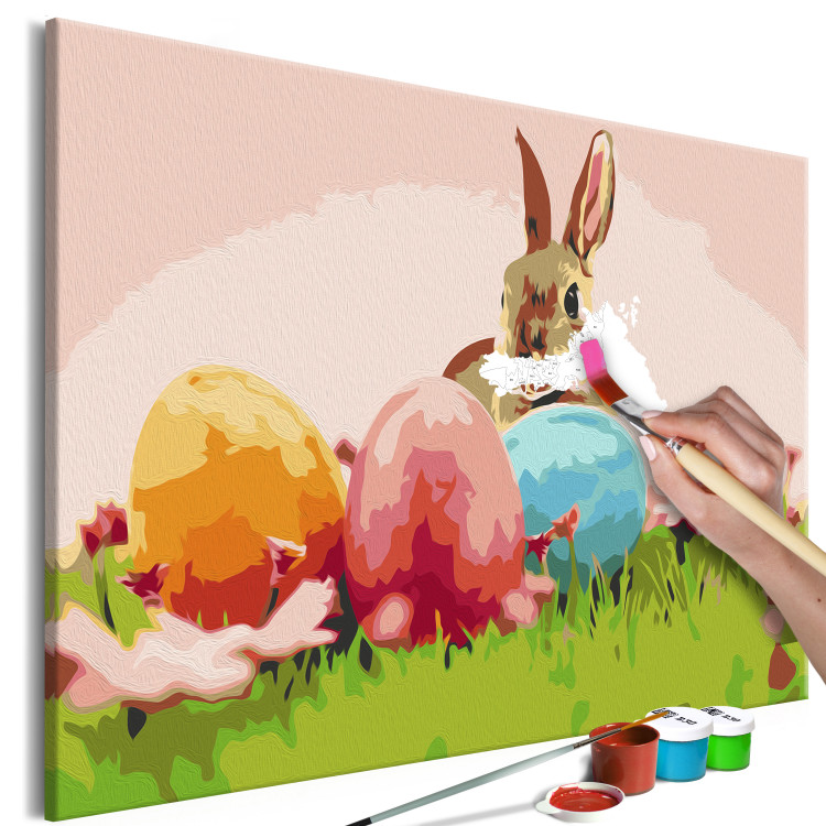 Tableau à peindre soi-même Easter Rabbit 132052 additionalImage 3