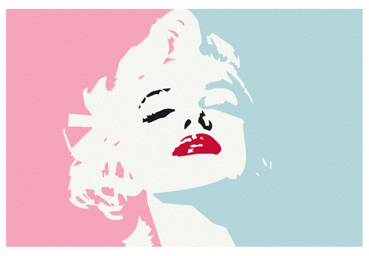 Tableau à peindre soi-même Marilyn in Pink 135152 additionalImage 4