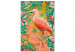 Numéro d'art adulte Amongst Foliage - Pink Bird on the Decorative Green Background 145152 additionalThumb 6