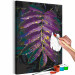 Numéro d'art Jungle Vegetation - Large Purple Leaf With Raindrops 146203 additionalThumb 6