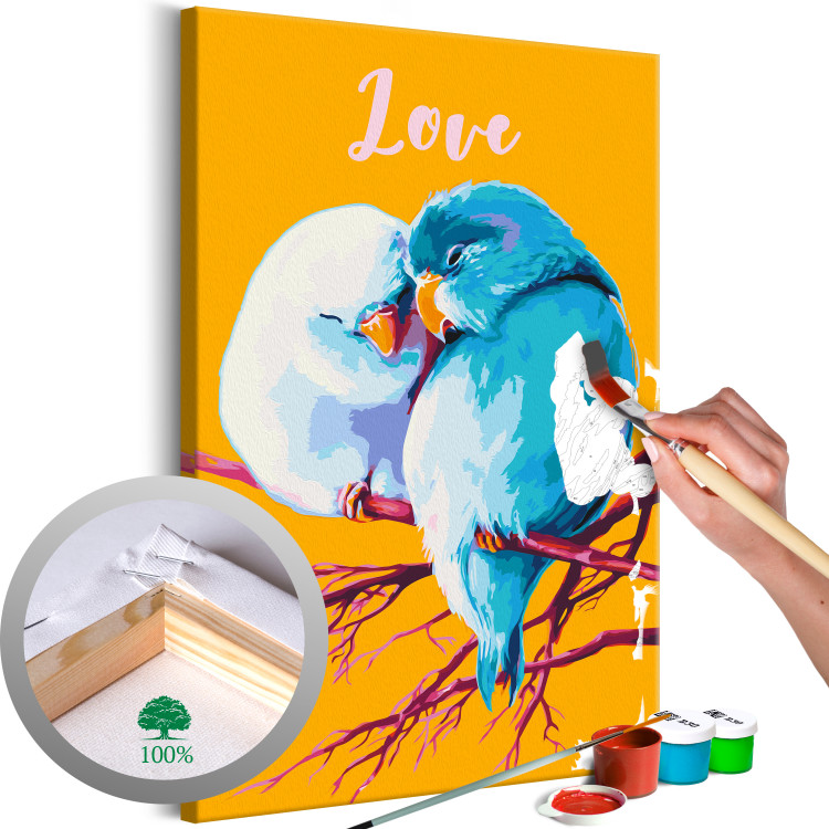 Numéro d'art Parrots in Love 132313