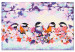 Numéro d'art adulte Happy Tit - Birds on the Branch, Cherry Blossoms and Purple Spots 144613 additionalThumb 4