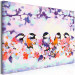Numéro d'art adulte Happy Tit - Birds on the Branch, Cherry Blossoms and Purple Spots 144613 additionalThumb 6