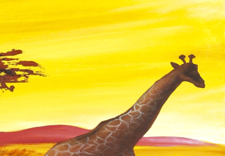 Tableau tendance Girafes au coucher du soleil 49223 additionalImage 5
