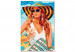Tableau peinture par numéros Martini on the Beach - Woman in a Hat and Sunglasses 144133 additionalThumb 5