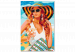 Tableau peinture par numéros Martini on the Beach - Woman in a Hat and Sunglasses 144133 additionalThumb 7
