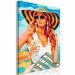 Tableau peinture par numéros Martini on the Beach - Woman in a Hat and Sunglasses 144133 additionalThumb 4