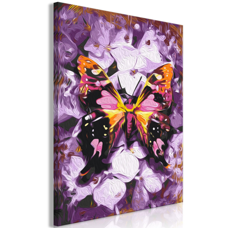 Numéro d'art adulte Harmony - Purple Butterfly on a Background of Purple Flower Petals 146543 additionalImage 6