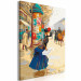 Kit de peinture par numéros Autumn Street - Elegant Woman With a Package Waiting for a Carriage 148453 additionalThumb 3
