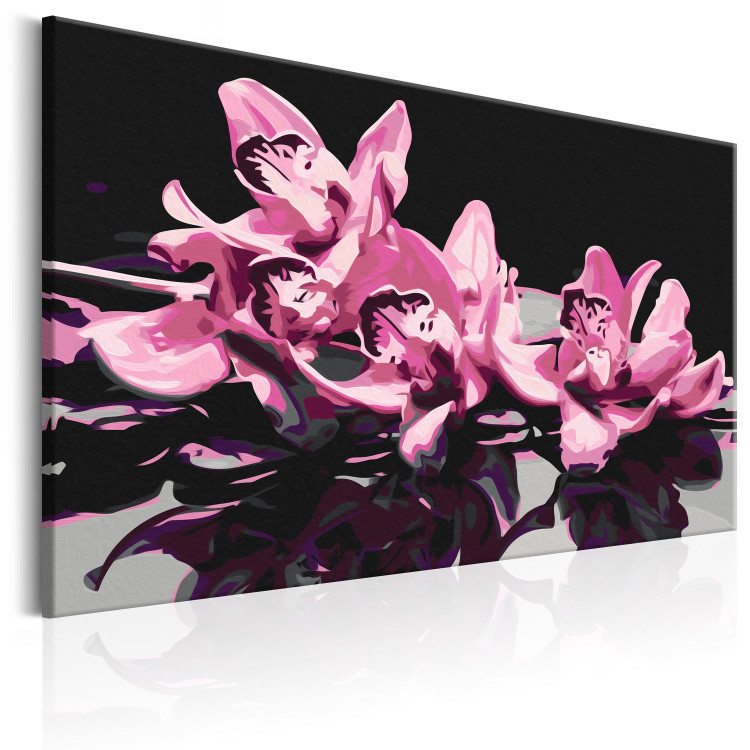 Numéro d'art Orchidée rose (fond noir) 107163 additionalImage 5