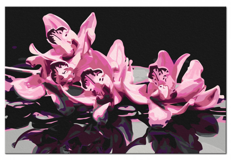 Numéro d'art Orchidée rose (fond noir) 107163 additionalImage 6