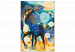 Peinture par numéros pour adultes Horse and Dandelions 143663 additionalThumb 6
